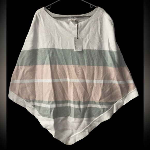 Barefoot Dreams Sweaters - NWT Barefoot Dreams COZYCHIC ULTRA LITE OCEAN BREEZE PONCHO